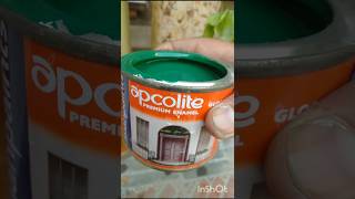 How to Apcolite premium animal green colour designshortsviral ytshorts painting shots trending [upl. by Celinka683]