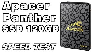 Apacer AS340 Panther SSD 120GB Speed Test [upl. by Annaeiluj53]