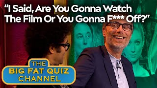 Richard Ayoade Applauds Stephen Merchants Cinema Telling Off  Big Fat Quiz Of The Year 2022 [upl. by Akinhoj709]