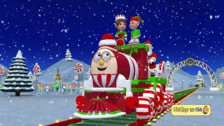 Humpty the train Christmas song  More Humpty the train songs  Kiddiestv Hindi [upl. by Eillah]