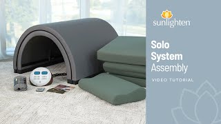 Sunlighten Solo System Portable Sauna Assembly [upl. by Platus]