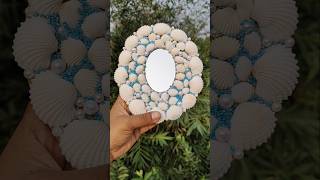 A DIY sea shell mirror is all you need 💙🔥artartndcrafttrendingdiycraftsviralvideolove [upl. by Stephenson893]