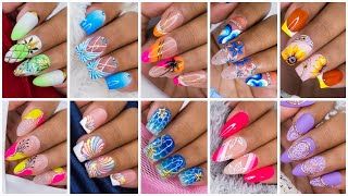 20 Best Summer Nails Art Inspiration 2023☀️Relaxing Nail Art Compilation [upl. by Eleaffar]