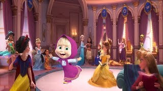 Disney Princesses VS MASHA and the BEAR [upl. by Asseram248]