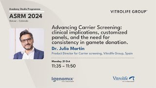 ASRM 2024 Advancing Carrier Screening [upl. by Krystin]