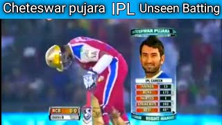 Cheteshwar Pujara IPL Unseen Batting [upl. by Aillij]