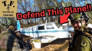 Defend This PLANE Leathernecks Airsoft Center Gameplay [upl. by Aserej]