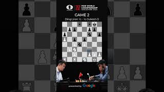 Game 2  FIDE World Championship presented by Google [upl. by Naihs]