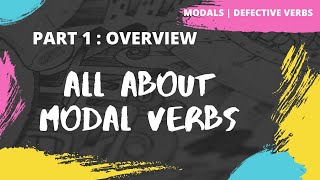 All about Modal Verbs  Defective Verbs  Auxiliary Verbs  Examples  Exercise [upl. by Middleton842]