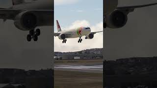 A330NEO TAP Air Portugal landing msfs shorts aviation [upl. by Kono]