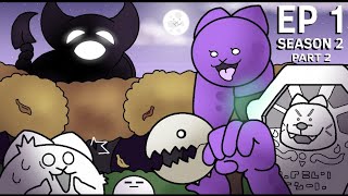 The Battle Cats Adventures 👻 season 2 ep 1 quotrebirth in purplequot  part 22 [upl. by Garth207]