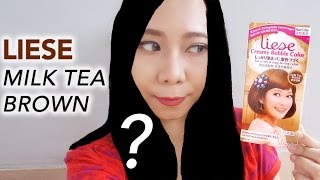 LIESE MILK TEA BROWN  HAIR TUTORIAL [upl. by Ayk]