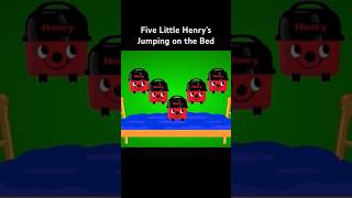 Five Little Henry’s Jumping on the Bed henryhoover childrensrhymes childrenssongs nurseryrhymes [upl. by Enreval482]