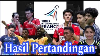 Hasil Pertandingan Babak 32 Besar Yonex French Open 2024  Day 1  3 Wakil Indonesia menang [upl. by Asiela]