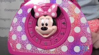 Minnie Mouse Bowtique Sing amp Stroll Musical Purse from eKids [upl. by Notgnihsaw]