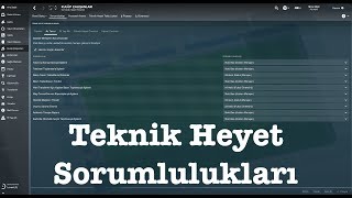 Teknik Heyet Sorumlulukları Nasıl Ayarlanır [upl. by Novihc207]