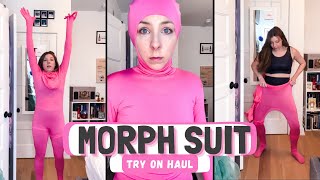 Trying on a Morph Suit [upl. by Anecuza]