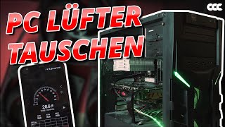 PC LEISER MACHEN I Gehäuselüfter austauschen  Lüfterkurve Tutorial Deutsch [upl. by Ahsieki599]