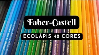 LÁPISDECOR ♡ECOLÁPIS♡ 48 Cores  FABER CASTELL [upl. by Enilreug]