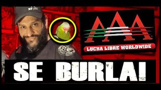 El Cibernetico quotSE BURLAquot de LA GENTE que LO QUIERE VER en TRIPLEMANIA REGIA AAA [upl. by Sebastiano]