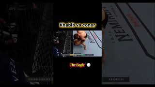 Khabib vs conor 💀  khabib the Eagle  khabibvsconor greatestfight ufc trendingshorts eagle [upl. by Chlores]