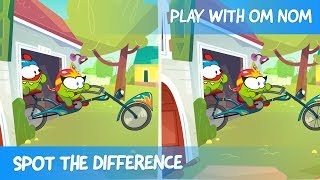 Spot the Difference  Om Nom Stories Easter Bunny Cut the Rope [upl. by Etan341]