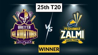 PSL 25th Match Prediction  Peshawar Zalmi vs Quetta Gladiators  TodayMatchPrediction [upl. by Elleirad]