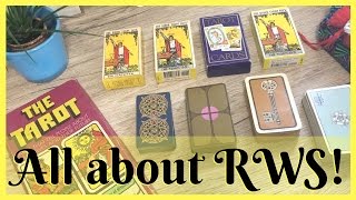 The Rider Waite Smith Tarot Deck  Comparison amp Clones allaboutRWS [upl. by Cyd]