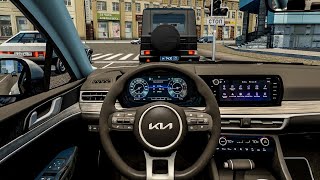 2021 KIA K5 25 GT Optima  City Car Driving Steering Wheel Gameplay [upl. by Noet]