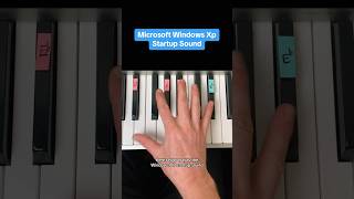 Windows Xp Start Up Sounds Still Hits 💯 piano easypiano [upl. by Ollehto]