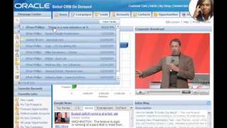 Siebel CRM On Demand Web 20 Features Demo [upl. by Eiramlatsyrk210]