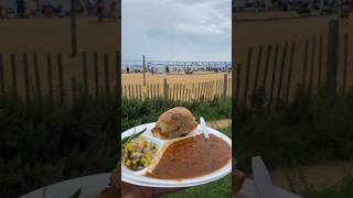 Pav Bhaji on the Beach • shorts • Sangeeta’s World Shorts [upl. by Ystap]