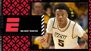 2021 NBA Draft prospect NahShon Bones Hyland film session with Mike Schmitz  NBA Draft Scouting [upl. by Kendrick]