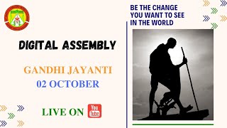 DIGITAL ASSEMBLY  GANDHI JAYANTI  02 OCTOBER  ST MARYS CONVENT INTER COLLEGE LUCKNOW [upl. by Smitt88]