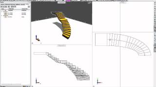 Allplan 2015  Tvorba libovolného schodiště [upl. by Bordiuk451]