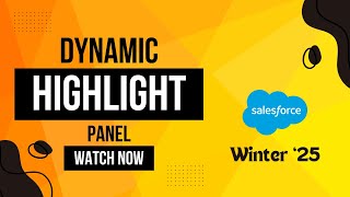 Winter release 25 dynamic highlight panel [upl. by Armmat]