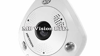 Demo clip Fisheye 3MPix IP camera Hikvision DS2CD6332FWDI [upl. by Buchalter]