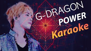 G DRAGON – POWER  Instrumental Karaoke  High Quality [upl. by Neerol797]