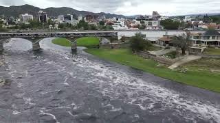 Carlos Paz La creciente vista desde el aire [upl. by Kcire]