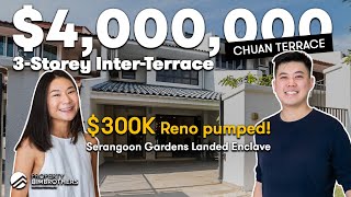 Chuan Terrace  3Storey InterTerrace in Serangoon  4M D19  Home Tour Marc amp Mikaela [upl. by Shanney]