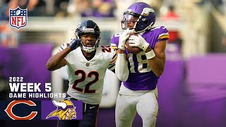 Chicago Bears vs Minnesota Vikings  2022 Week 5 Game Highlights [upl. by Drisko]