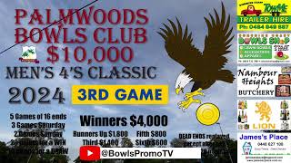 Palmwoods Men’s 4’s 10000 Classic  3rd Game [upl. by Nnyluqcaj]