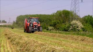 KUBOTA M7171 et presse VICON FASTBALE [upl. by Diego539]