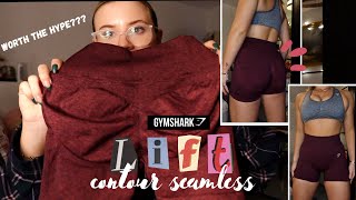 Gymshark haul  New LiftContour Seamless Review  size 1012  Vlogmas day 13 [upl. by Ainafetse688]