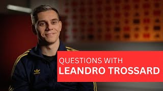 Who was Leandro Trossards Childhood Idol  ARSENAL Chats with Fubo  Footy Culture [upl. by Naej470]