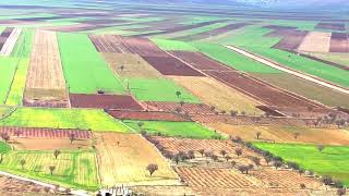 Mazıdağı ilçemizin en elverişli tarım arazisi olan Deştgewr ovasının yüksekten görünümüHarika👍 [upl. by Atkinson]