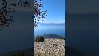 Nacional Park Galicica view to Ohrid Lake 🇲🇰 [upl. by Yeorgi]