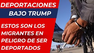 IMPORTANTE ¿qué migrantes están en peligro de deportación una vez que Trump asuma la presidencia [upl. by Mont]