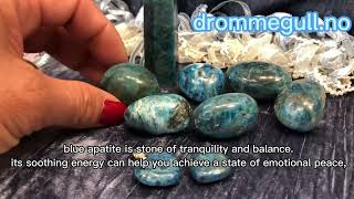 Blue Apatite Crystal Meaning Benefits And Healing Properties crystals healing powerful stone [upl. by Hall]