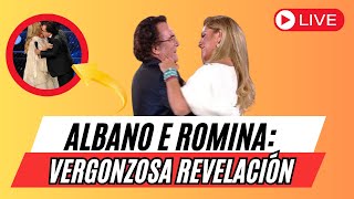 ALBANO CARRISI Y ROMINA POWER IMBARAZZANTE ¡revelación en concierto [upl. by Alana]